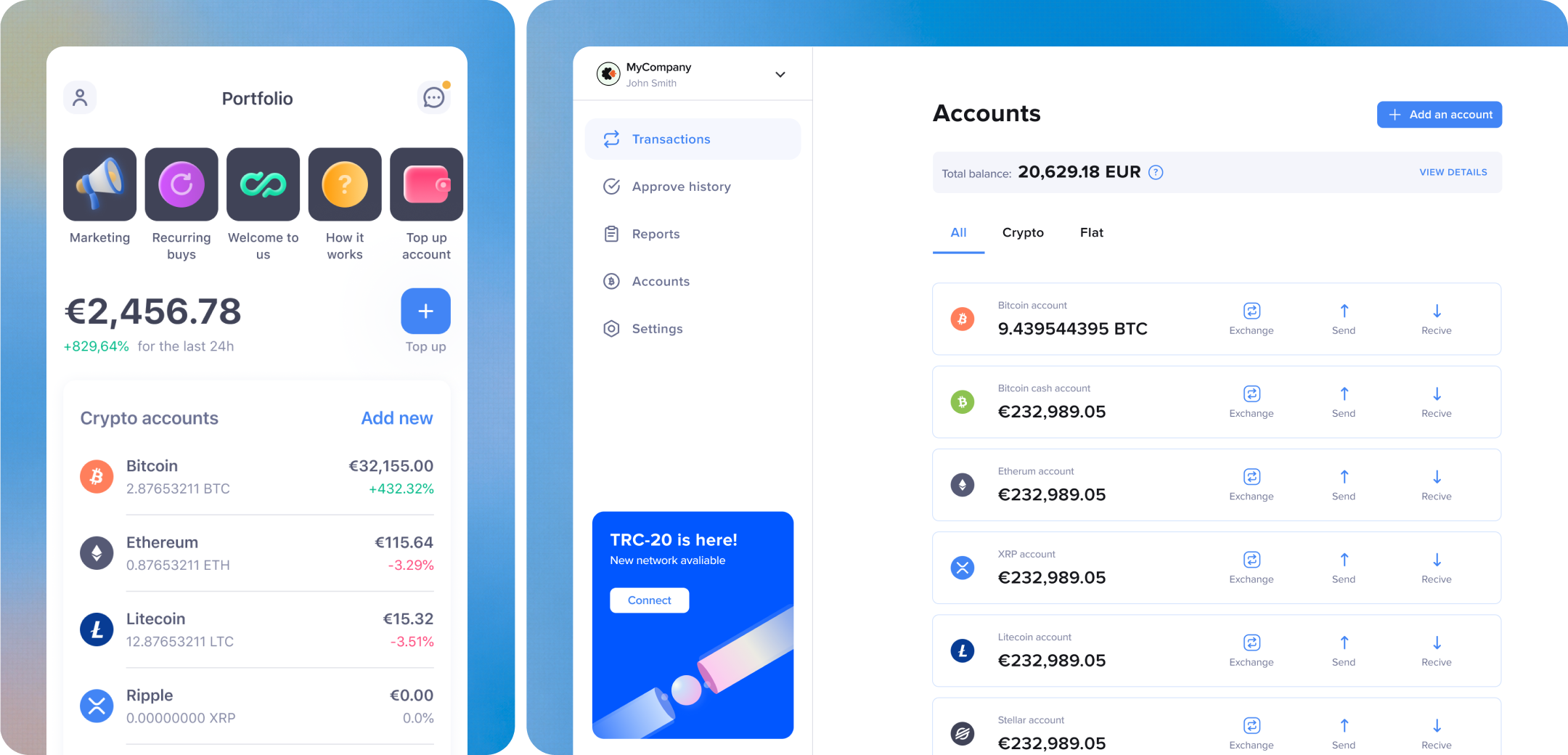 Cryptopay landing page